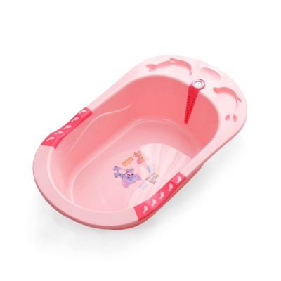 Child Bathtub 0-6 Year Old Kids Plastic Baby Bath Tub Trainer Handle Without Lid